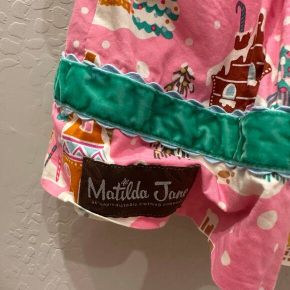 Matilda Jane Gingerbread Village Christmas Holiday Dress - Picture 8 of 10